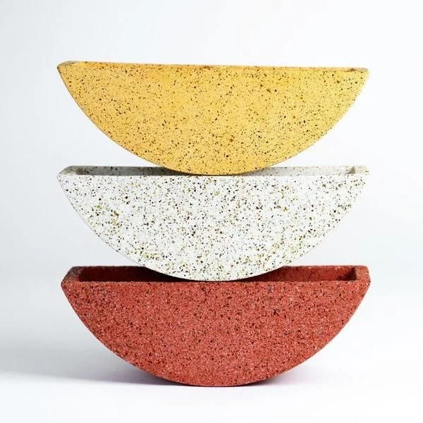 Pretti.Cool Totter Planter White Terrazzo 6 Pretti.Cool Totter Planter White Terrazzo - Image 6