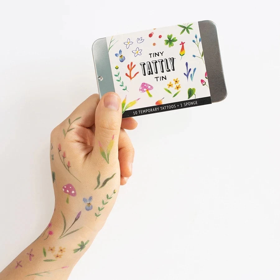 Tiny Imaginary Garden Tattoo Tin By TATTLY 6 Tiny Imaginary Garden Tattoo Tin By TATTLY - Image 6