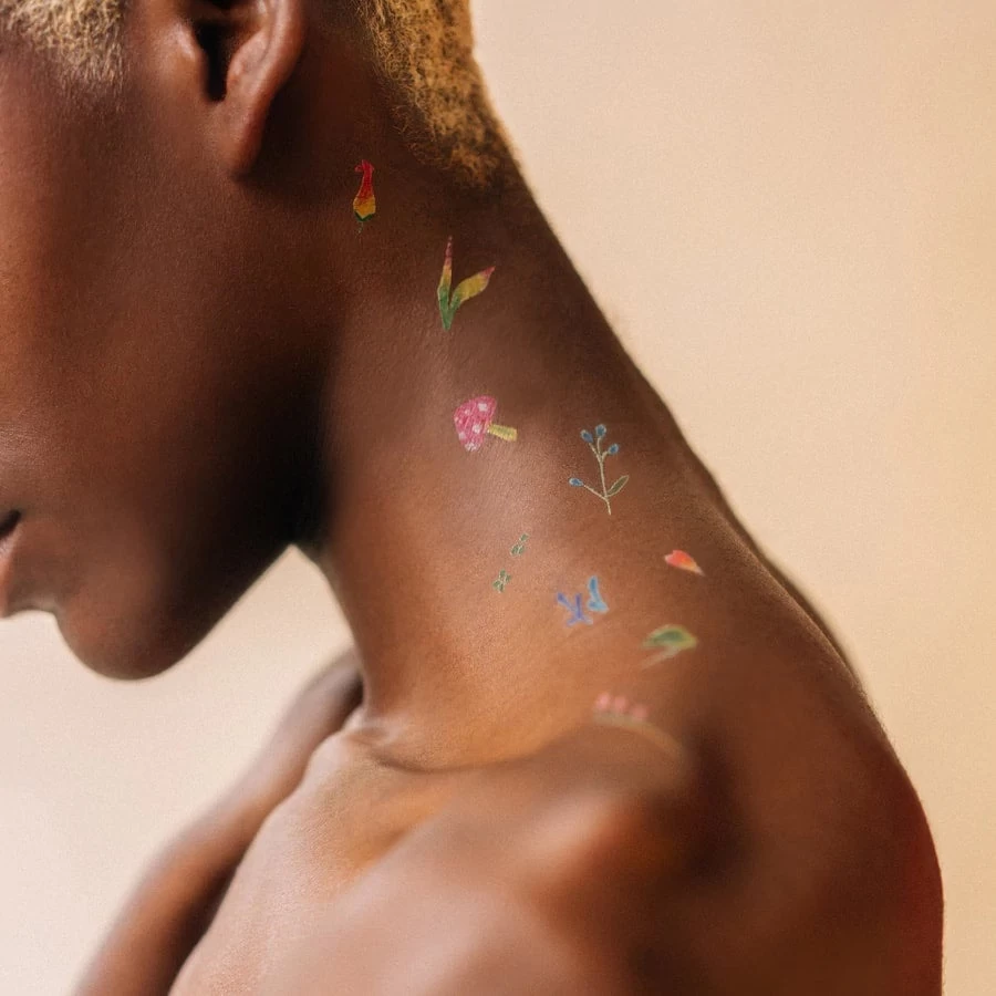 Tiny Imaginary Garden Tattoo Tin By TATTLY 2 Tiny Imaginary Garden Tattoo Tin By TATTLY - Image 2