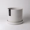 KANSO Earth Tones - 7" | White Stone | Signature Planters & Saucer