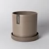 KANSO Earth Tones - 7" | Beachwood | Signature Planters & Saucer
