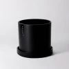 KANSO Earth Tones - 7" | Black | Signature Planter & Saucer