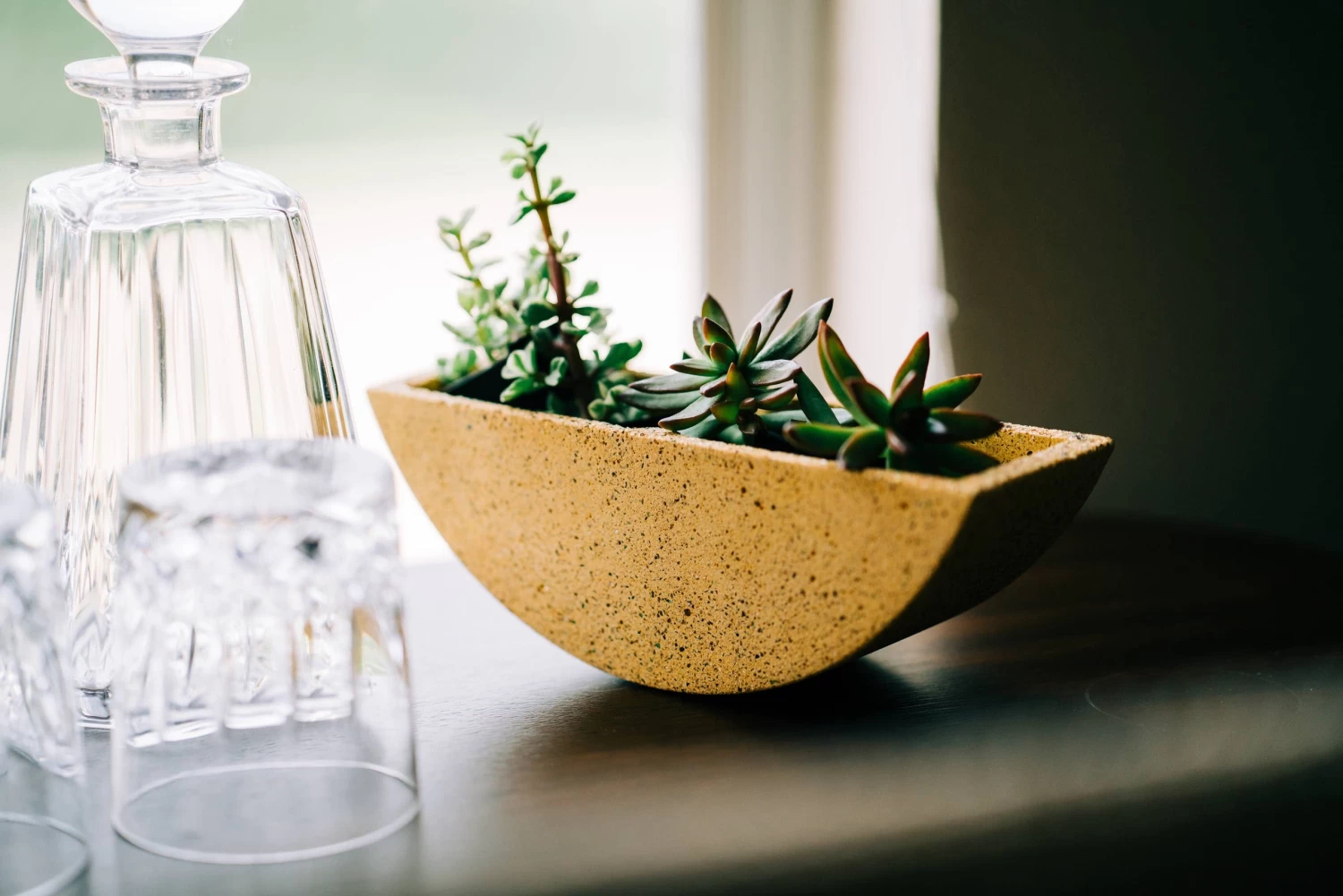 Pretti.Cool Totter Planter Marigold Terrazzo 1 Pretti.Cool Totter Planter Marigold Terrazzo