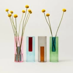 BLOCK DESIGN Reversible Glass Vase - Large- Blue And Red -Garden Care Store s753278155256112669 p640 i2 w750