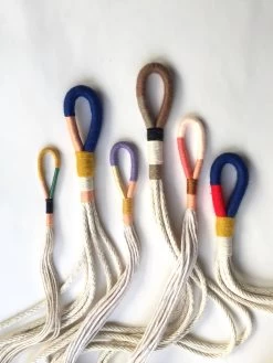 Rope Handmade Plant Hangers By LITTLE FERAL - Dark Neutral